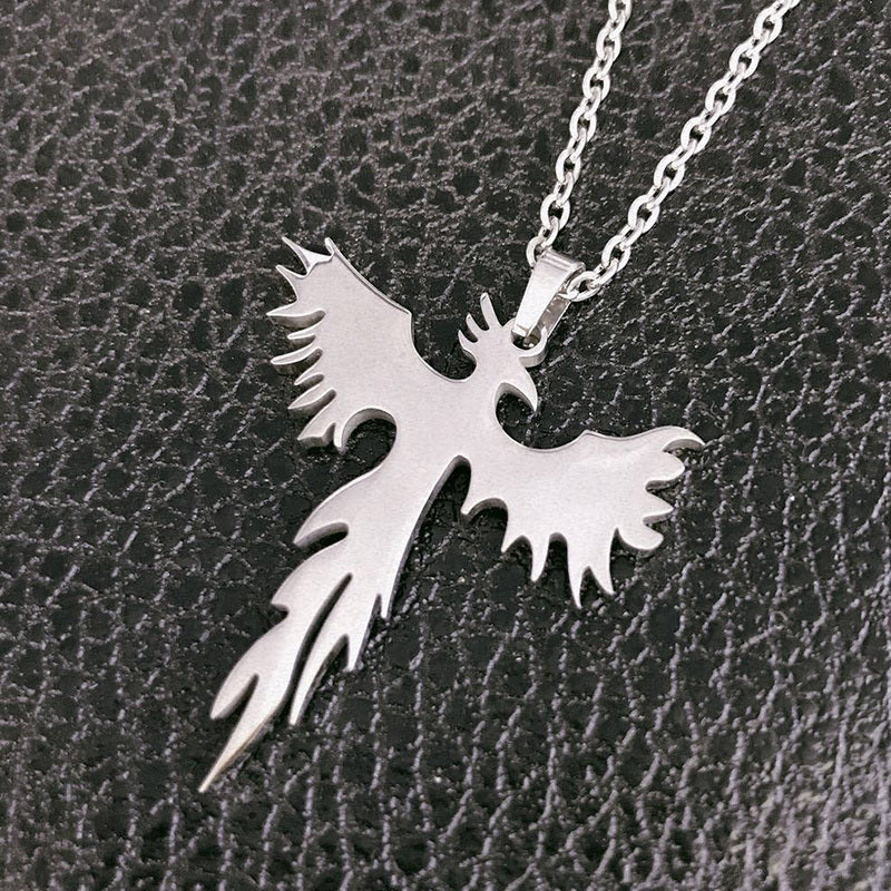 Phoenix Bird Titanium Steel Necklaces