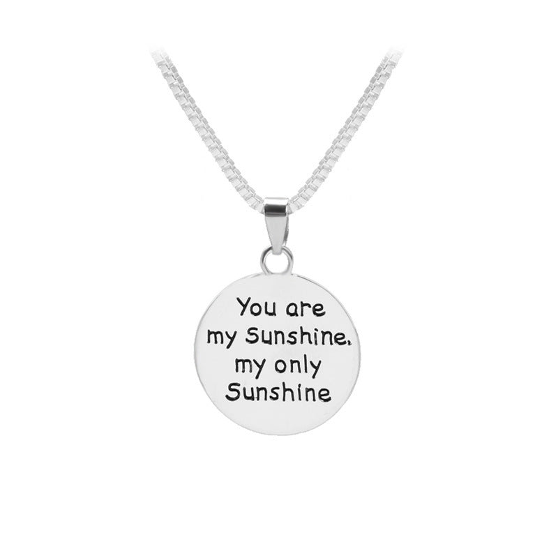 You Are My Sunshine Necklace