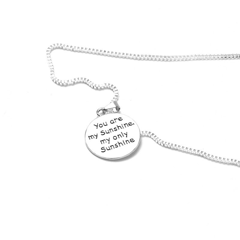 You Are My Sunshine Necklace