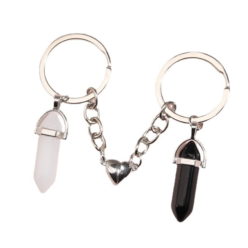 Heart Shape Magnetic Keychain