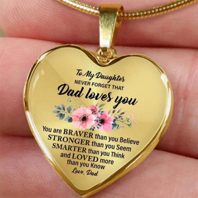 To My Daughter Necklace