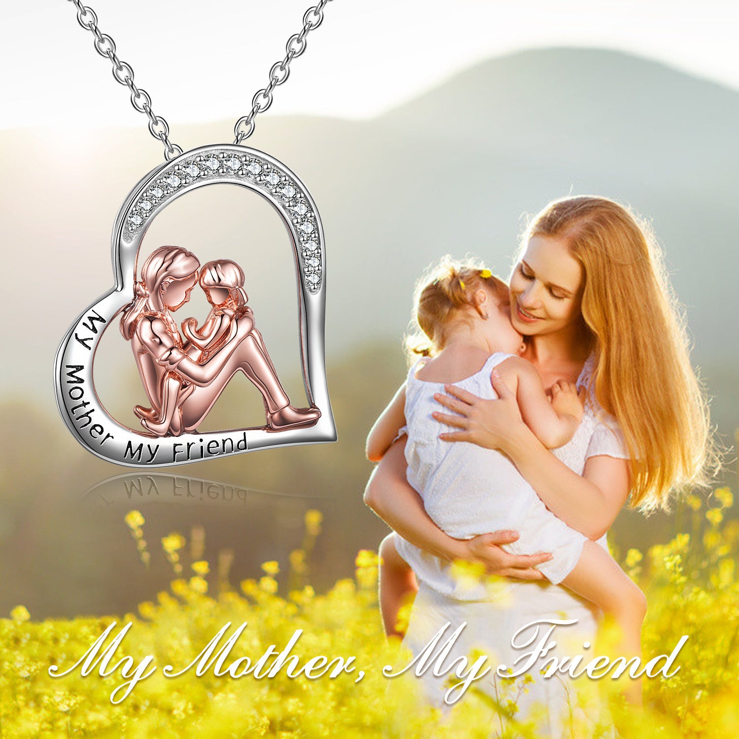 Mother Daughter Necklace