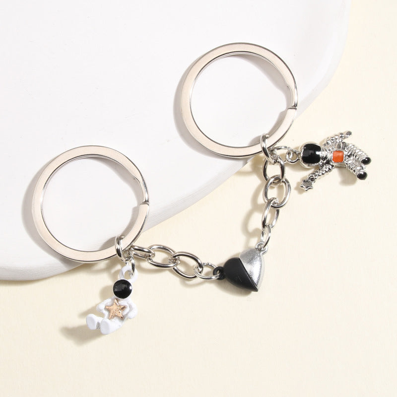 Heart Shape Magnetic Keychain